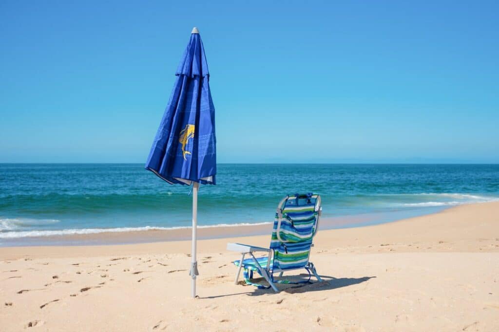 Southport Sandbar Beach by Boat